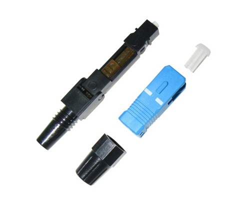 Разъем Fast connector SC/UPC-FTTH-02 для быстрого монтажа на кабель с одномодовым оптическим волокном